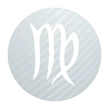 Samolepící dekorace SAMOLEPKA Panna 001 - horoskop (51 - 3D karbon bílý) NA AUTO, NÁLEPKA, FÓLIE, POLEP, TUNING, VLASTNÍ TEXT, TISK, AUTOSAMOLEPKY.cz, POLEPY, OBRÁZEK, LOGO, SAMOLEPKY