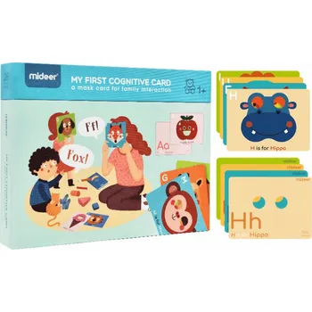 Desková hra MiDeer | Kognitivní karty velké - zvířecí obličeje