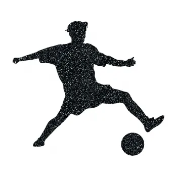 Samolepicí dekorace na vozidlo Fotbalista 013 pravá (85 - Ultra Metalic černá) SAMOLEPKA NA AUTO, NÁLEPKA, FÓLIE, POLEP, TUNING, VLASTNÍ TEXT, TISK, AUTOSAMOLEPKY.cz, POLEPY, OBRÁZEK, LOGO, 3D STICKERS