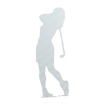 Polep vozidla SAMOLEPKA Golfistka 015 pravá (51 - 3D karbon bílý) NA AUTO, NÁLEPKA, FÓLIE, POLEP, TUNING, VLASTNÍ TEXT, TISK, AUTOSAMOLEPKY.cz, POLEPY, OBRÁZEK, LOGO, SAMOLEPKY