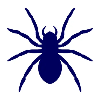 Samolepící dekorace SAMOLEPKA Pavouk 015 (23 - tmavě modrá) NA AUTO, NÁLEPKA, FÓLIE, POLEP, TUNING, VLASTNÍ TEXT, TISK, AUTOSAMOLEPKY.cz, POLEPY, OBRÁZEK, LOGO, SAMOLEPKY