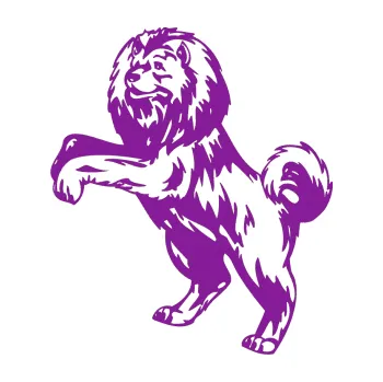 Polep vozidla SAMOLEPKA Pes 048 levá (14 - fialová) NA AUTO, NÁLEPKA, FÓLIE, POLEP, TUNING, VLASTNÍ TEXT, TISK, AUTOSAMOLEPKY.cz, POLEPY, OBRÁZEK, LOGO, SAMOLEPKY