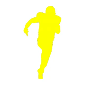 Polep vozidla Americký fotbal 005 pravá (05 - žlutá citron) SAMOLEPKA NA AUTO, NÁLEPKA, FÓLIE, POLEP, TUNING, VLASTNÍ TEXT, TISK, AUTOSAMOLEPKY.cz, POLEPY, OBRÁZEK, LOGO, 3D STICKERS