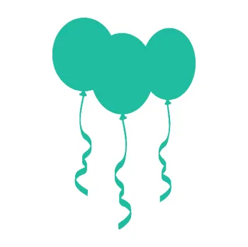 Samolepící dekorace SAMOLEPKA Balonky (25 - tyrkysová) NA AUTO, NÁLEPKA, FÓLIE, POLEP, TUNING, VLASTNÍ TEXT, TISK, AUTOSAMOLEPKY.cz, POLEPY, OBRÁZEK, LOGO, SAMOLEPKY