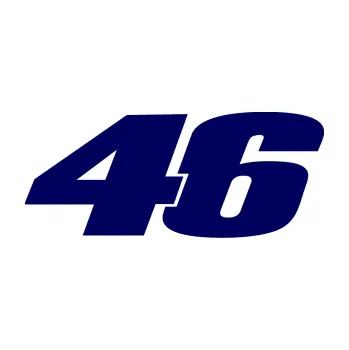 Samolepící dekorace 46 Valentino Rossi jednobarevná (23 - tmavě modrá) SAMOLEPKA NA AUTO, NÁLEPKA, FÓLIE, POLEP, TUNING, VLASTNÍ TEXT, TISK, AUTOSAMOLEPKY.cz, POLEPY, OBRÁZEK, LOGO, 3D STICKERS