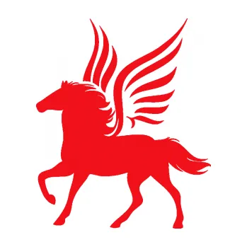 Samolepící dekorace SAMOLEPKA Pegas 002 levá okřídlený kůň (10 - červená) NA AUTO, NÁLEPKA, FÓLIE, POLEP, TUNING, VLASTNÍ TEXT, TISK, AUTOSAMOLEPKY.cz, POLEPY, OBRÁZEK, LOGO, SAMOLEPKY