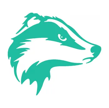 Samolepící dekorace SAMOLEPKA Jezevec 002 pravá (25 - tyrkysová) NA AUTO, NÁLEPKA, FÓLIE, POLEP, TUNING, VLASTNÍ TEXT, TISK, AUTOSAMOLEPKY.cz, POLEPY, OBRÁZEK, LOGO, SAMOLEPKY