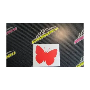 Samolepící dekorace SAMOLEPKA Motýl 011 pravá (10 - červená) NA AUTO, NÁLEPKA, FÓLIE, POLEP, TUNING, VLASTNÍ TEXT, TISK, AUTOSAMOLEPKY.cz, POLEPY, OBRÁZEK, LOGO, SAMOLEPKY