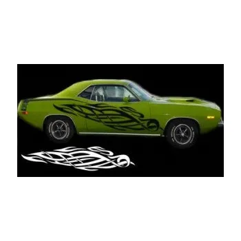 Polep vozidla SAMOLEPKA Samolepka na bok plameny 103 (43 - zlatá metalíza) NA AUTO, NÁLEPKA, FÓLIE, POLEP, TUNING, VLASTNÍ TEXT, TISK, AUTOSAMOLEPKY.cz, POLEPY, OBRÁZEK, LOGO, SAMOLEPKY