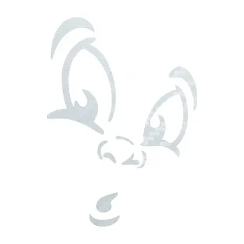 Samolepící dekorace SAMOLEPKA Obličej 002 pravá překvapený (51 - 3D karbon bílý) NA AUTO, NÁLEPKA, FÓLIE, POLEP, TUNING, VLASTNÍ TEXT, TISK, AUTOSAMOLEPKY.cz, POLEPY, OBRÁZEK, LOGO, SAMOLEPKY