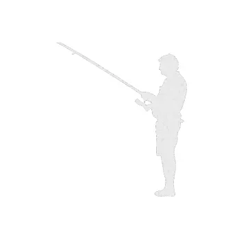 Polep vozidla SAMOLEPKA Rybář 008 levá (84 - Ultra Metalic bílá) NA AUTO, NÁLEPKA, FÓLIE, POLEP, TUNING, VLASTNÍ TEXT, TISK, AUTOSAMOLEPKY.cz, POLEPY, OBRÁZEK, LOGO, SAMOLEPKY