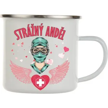 STRIKER Plechový hrneček strážný anděl