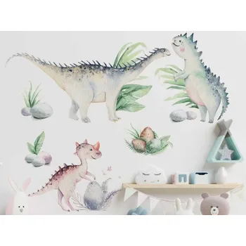 Samolepící dekorace DEKORACJAN Nálepka na zeď - Dinosauří mláďata