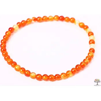 Náramek Magieprirody.cz Náramek Karneol - 4 mm kuličky #96 - z přírodních kamenů
