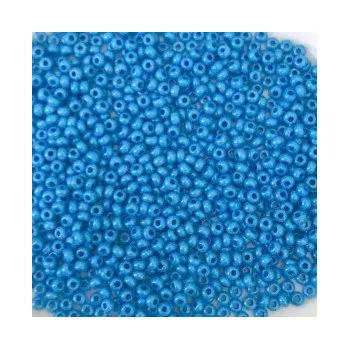Dětské navlékací korálky Preciosa rokajl 11/0 sytě modrá