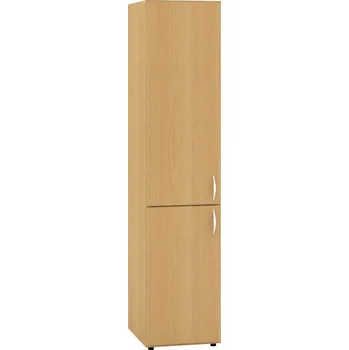 Policová skříň Skříň 2M/3M Dveře levé/Dveře levé - 400 x 470 x 1780, Třešeň