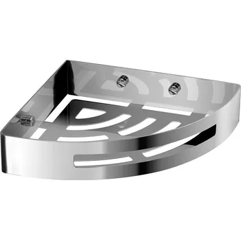 Drátěná police Gedy SMART rohová police do sprchy, 210x45x210mm, nerez lesk