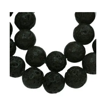 Korálek Lávové korálky 6mm (15ks)