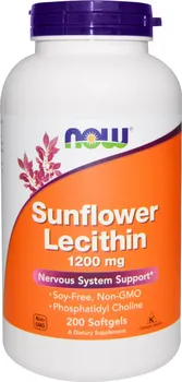 Přírodní produkt Now Foods Slunečnicový Lecitin 1200 mg