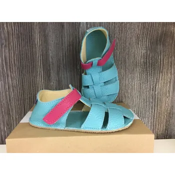 Chlapecké sandály Baby Bare Shoes Flower - páskové sandále, Baby Bare Shoes Velikost: 30