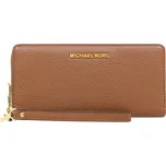 Michael Kors kožená peněženka Jet Set hnědá