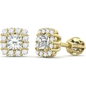 Šperk Couple, Elegantní pecky Clara, žluté zlato se zirkony, 585-66-3-0318.0Z00.0.00.001.05