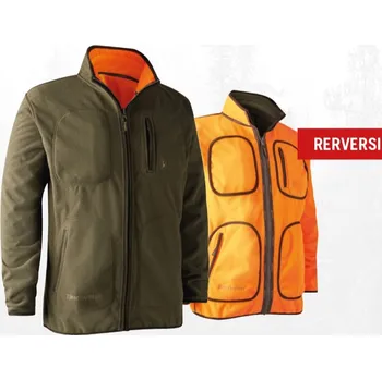 Deerhunter Gamekeeper fleecová bunda oboustranná oranžová Velikost: 4XL
