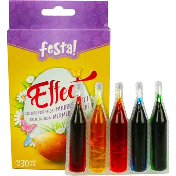 LUMA Tekuté barvy na vajíčka mramor Velikonoční dekorace LUMA Tekuté barvy na vajíčka mramor