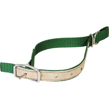 Krční řemen textilní 25mm, délka 60 cm pro ovce, kozy - zelený