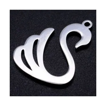 Přívěsek Přívěsek labuť 23x18mm chirurgická ocel