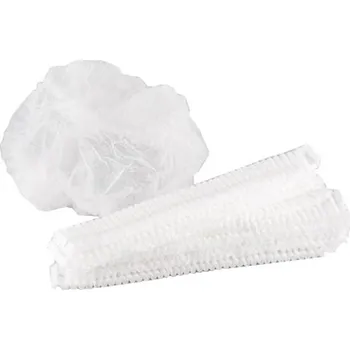 Jednorázová čepice Medical Sud Medical Süd Jednorázová kosmetická čepice z netkané textilie s gumičkou, bílá 100 ks