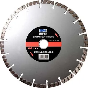 Dílna Magg Diamantový kotouč TURBO segment 230x22,2mm (diamantový kotouč DKTS)