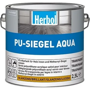 barva a nátěr na dřevo PU-Siegel 2,5 l - protiskluzný (mat) Herbol