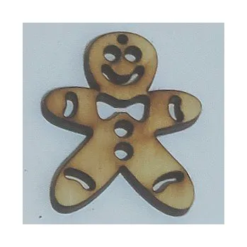 Dřevěná hračka Dřevěný výřez perníček 60x50mm