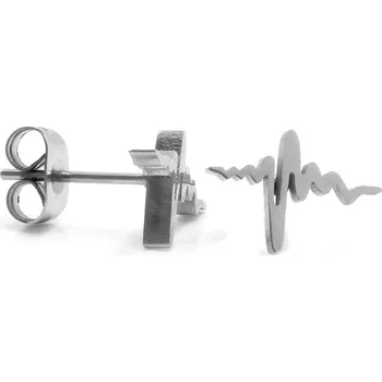 Náušnice BRUNOshop.cz Náušnice KŘIVKA EKG