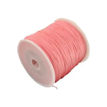 Korálek Nylonová šňůra lososová 0,8mm (5m)