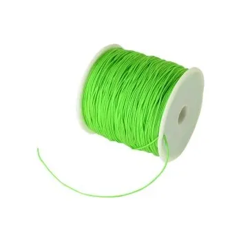Korálek Nylonová šňůra trávově zelená 0,8mm (5m)