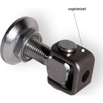 CAIS HN 20 nastavitelný pant s matkou pro kovové sloupky