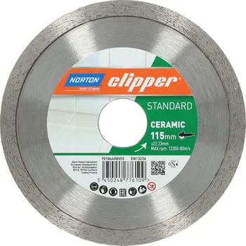 Řezný kotouč Norton Clipper STANDARD CERAMIC 115x22,23