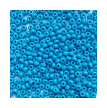 Dětské navlékací korálky Rokajl 8/0 sytě modrá