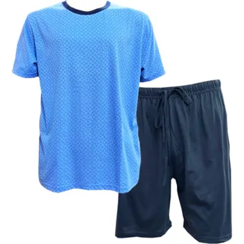 Pánské pyžamo krátké N-feel : Art - 1604 Barva: Tyrkysová, Velikost: M