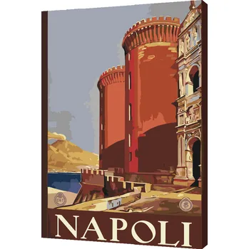 Malování podle čísel - Neapol Velikost: 40x60cm, Rámování: Pouze srolované plátno