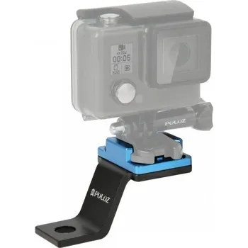 Puluz kovový držák na motorku pro GoPro - modrý