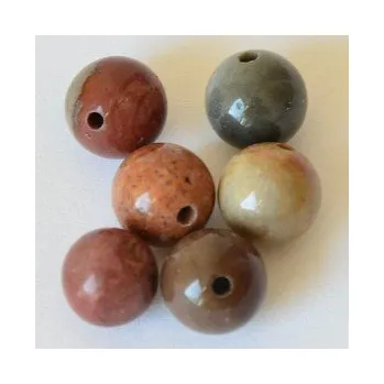 Přírodní kámen Jaspis oceánový 8mm (6ks)