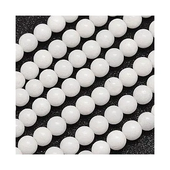 Sběratelství Jadeit bílý 4mm (15ks)