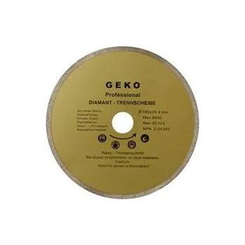 Řezný kotouč Kotouč diamantový řezný celoobvodový, 180x8x22mm GEKO