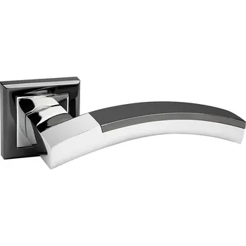 Dveřní kování Klika TIARA E8 nikiel/černá