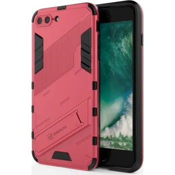 Pouzdro na mobilní telefon Odolný ochranný kryt se stojánkem pro iPhone 7 Plus / 8 Plus - růžový