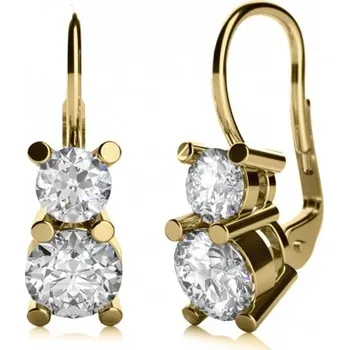 Šperk Couple, Náušnice Unique, žluté zlato se zirkony, 585-68-3-0231.0Z00.0.00.001.08