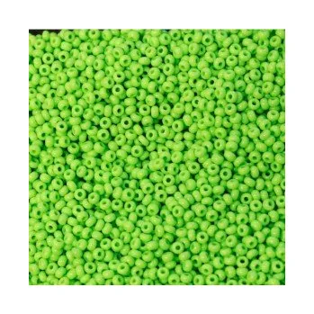 Dětské navlékací korálky Rokajl Preciosa 1. jakost 11/0 světle zelená č. 172